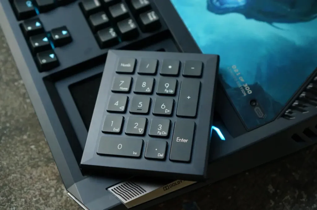 Acer Predator 21X Numpad with Flip Mouse Pad