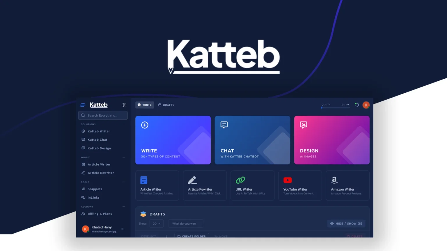 Katteb AI Tool